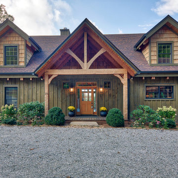 Modern Mountain Timber Frame - Divide Mountain Model