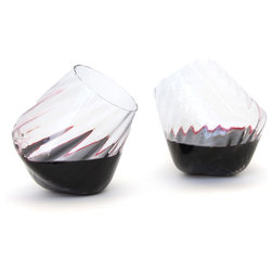 Contemporary Wine Glasses by Swoon-Living by Patrick Fitzpatrick