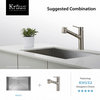 Oletto 2-Function Pullout 1-Handle 1-Hole Kitchen Faucet Spot Free Stainless