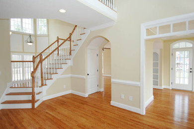 Example of a classic staircase design in San Francisco