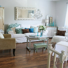 Shabby-chic Style Living Room Living Room