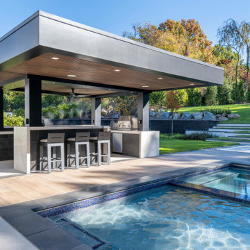 Modern Hillside Oasis
