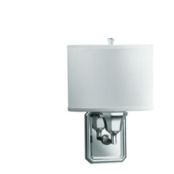 Kallista Brushed Nickel Tuxedo by Barbara Barry Wall Sconce - Wall Sconces
