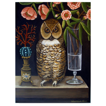 Catherine A Nolin 'Curious And Wise' Canvas Art