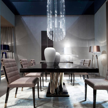 Selling: Status Table, Aston Chair, Belvedere Chandelier, Bon Ton Lamp