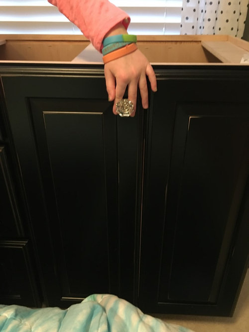 Master bathroom knobs