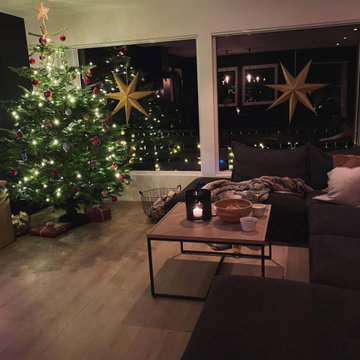 Stylish Open plan living room, London