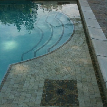 East Grand Rapids Villa Pool, Spa, Outdoor Kitchen, and Patios