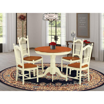 5-Piece Kitchen Nook Dining Set for Dinette Table and 4 Chairs