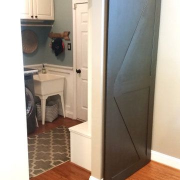 Custom made barn door.