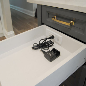 Kitchen In-Drawer Charging Outlets