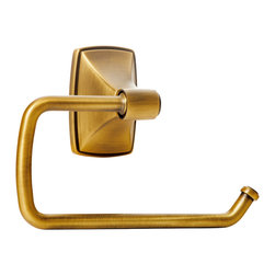 Gilded Bronze Tissue Roll Holder Clarendon BH26500GB - Towel Rings