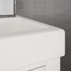 The Haven Bathroom Vanity, White, 18", Single Sink, Freestanding