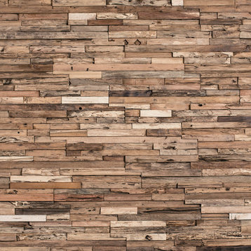 Wheels Reclaimed Wood Tiles Wonderwall Studios - 10.76 Sq.ft. Per Box