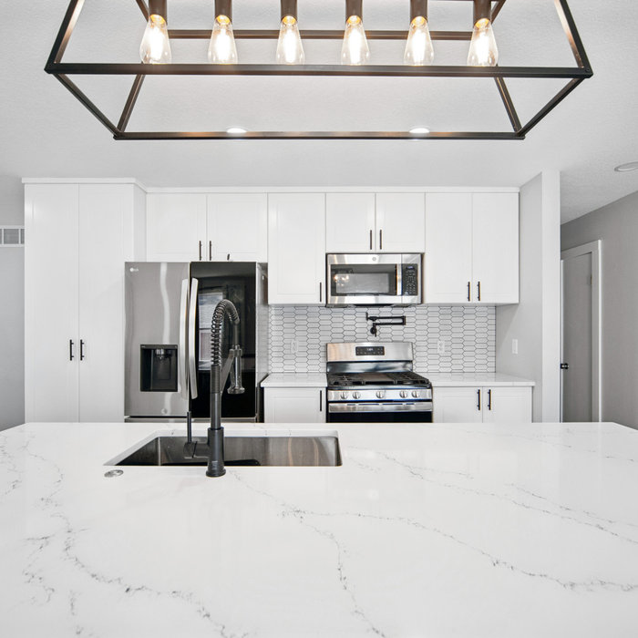 Example of a kitchen design in Other