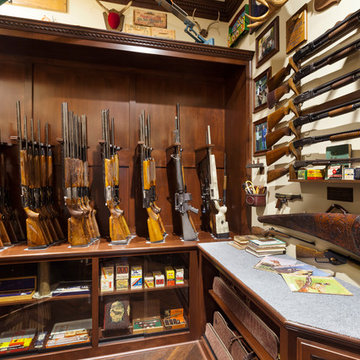 Custom Home Bar & Gun Safe