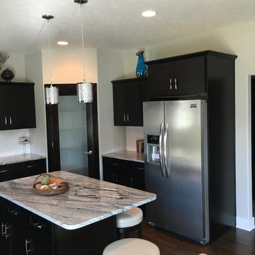 Dark Espresso Shaker Kitchen Cabinets w/ Soft Close by Everyday Cabinets
