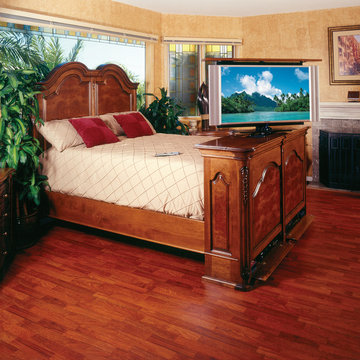 End of Bed TV lift cabinet & Foot of the bed TV lift cabinets by Cabinet Tronix