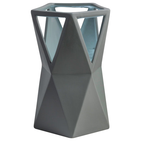 Totem, Ceramic Portable, Pewter Green, LED