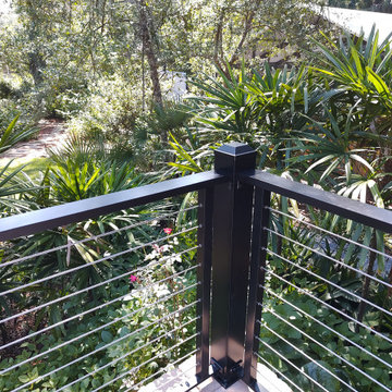 Exterior Aluminum Cable Railing