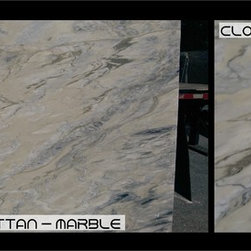 CALACATTA MANHATTAN MARBLE SLAB 3CM - Kitchen Countertops