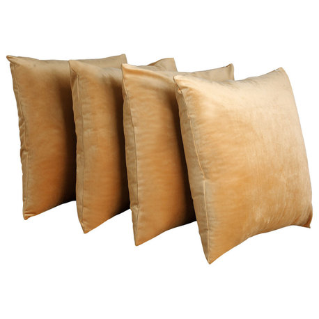 Supersoft Throw Pillow Cover 4 Piece Set, Amphora