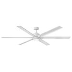 HInkley - Hinkley Indy Maxx 82" Integrated LED Indoor/Outdoor Ceiling Fan, Matte White - INDY MAXX