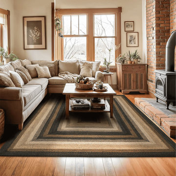 Braided Rugs That Bring Heart to Country Homes