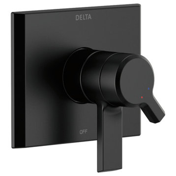 Delta Pivotal Monitor 17 Series Valve Only Trim, Matte Black, T17099-BL
