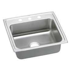 Elkay, Kitchen Sink With 3 Holes, 19.5"x22"x7.63"