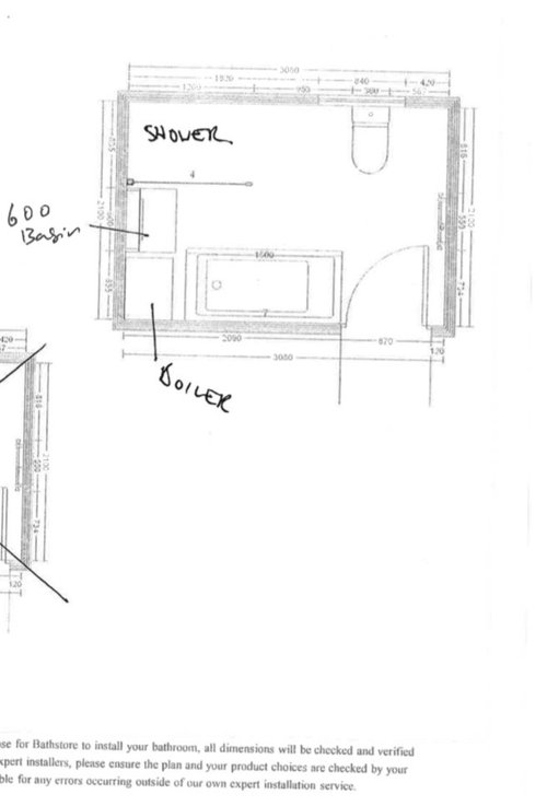 Bathroom layout help | Houzz UK