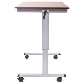 Standup-Cf48-Dw 48" Crank Adjustable Stand Up Desk