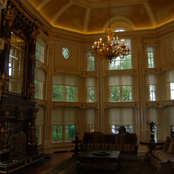 Franklin Lakes Crestron Motorized Shades - Window Treatments