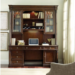 Leesburg Computer Credenza Hutch - Desks And Hutches