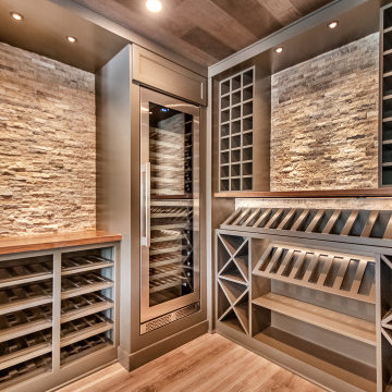 Aazing basemnt wetbar and wine cellar