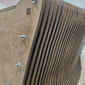 Reception Counter Desk "Parametric Trio"