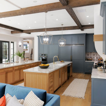 Kitchens with Faux Wood Beams