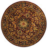 Safavieh Classic Collection CL362 Rug, Burgundy/Navy, 3'6" Round