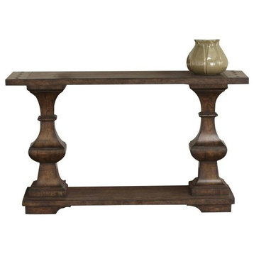 Bowery Hill Console Table in Kona Brown
