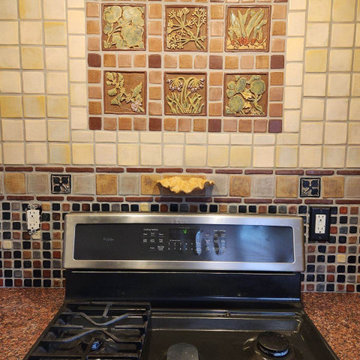 Handmade tile artisan alcove
