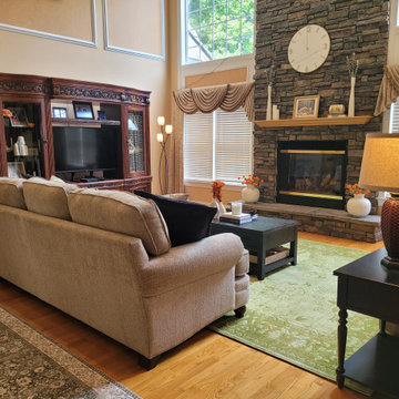 Brightening a Traditional Living Room