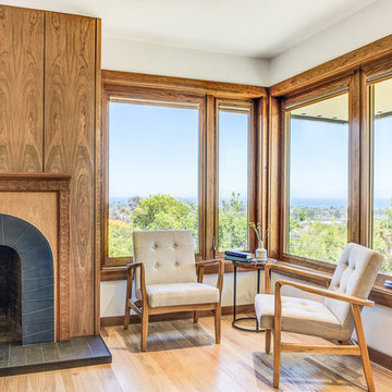 Contemporary with Warm Wood Accents