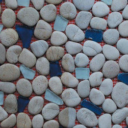 Sea glass and Pebbles Aqua Marine - Products