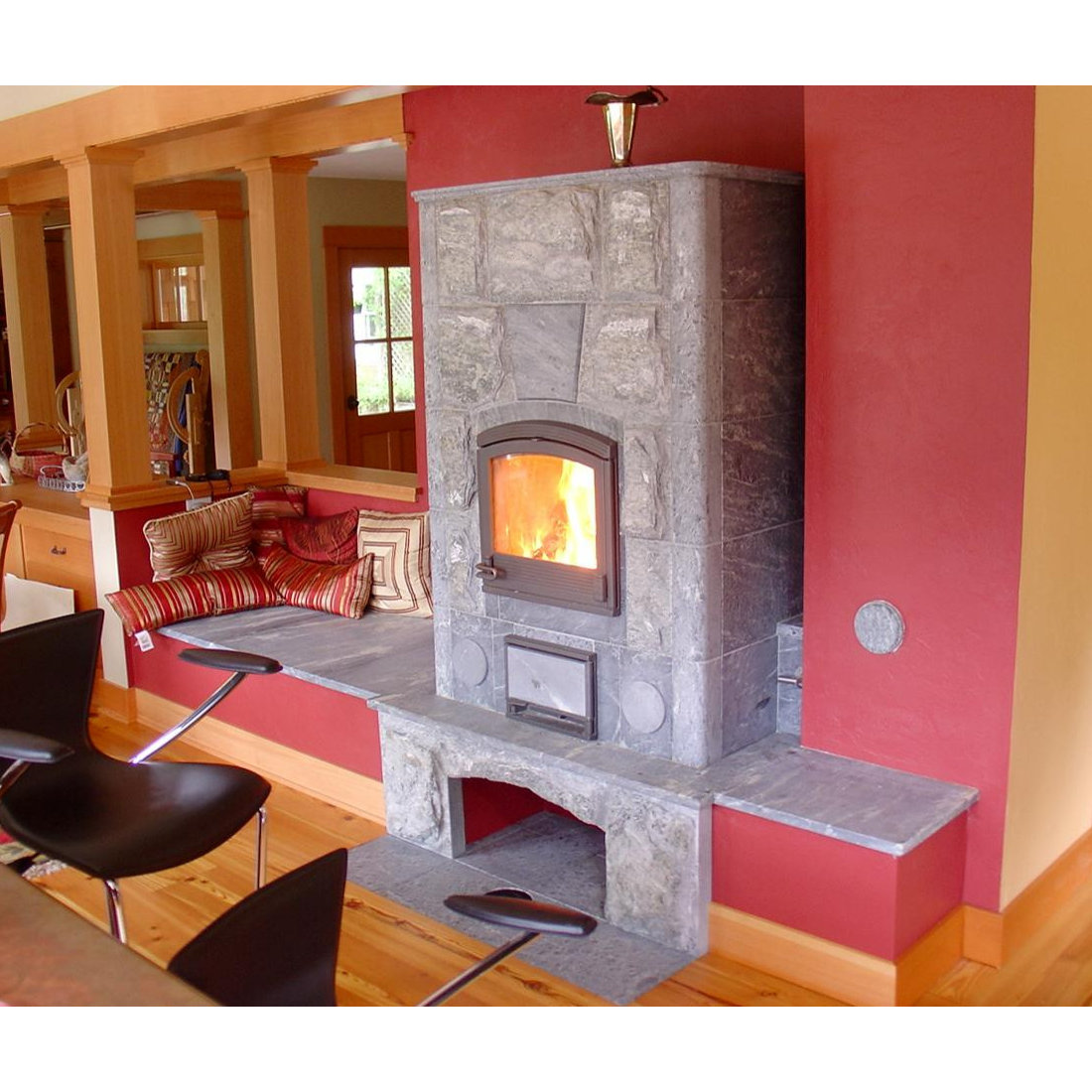 Soapstone Fireplace