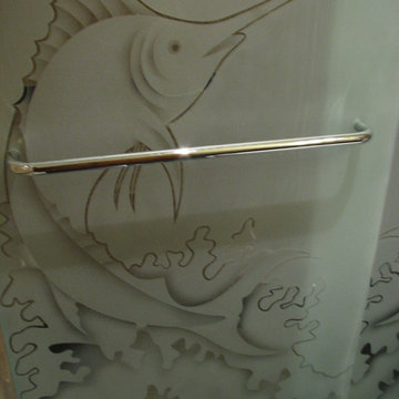 Sandblasted design