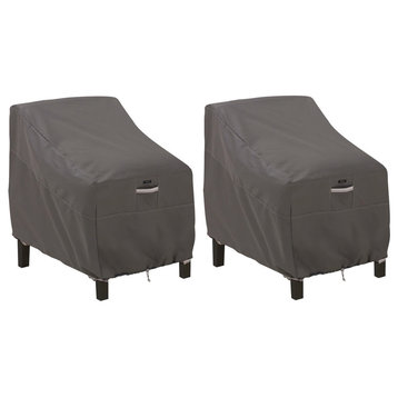 Deep Seated Patio Lounge Chair Covers, Premium Furniture Covers, 2-Pack
