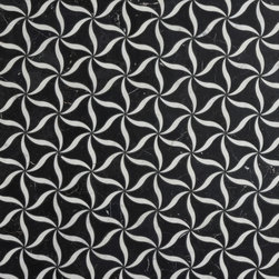 Petal Noir Blanc - Tile