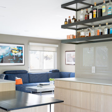 Modern Kitchen + Living
