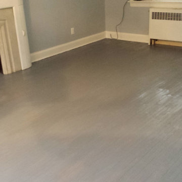 Yes, we refinish floors. Was very scratched dark brown