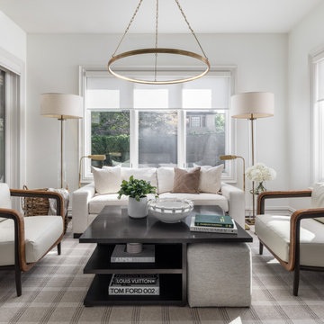 Tradition + Sophistication in the Sunroom